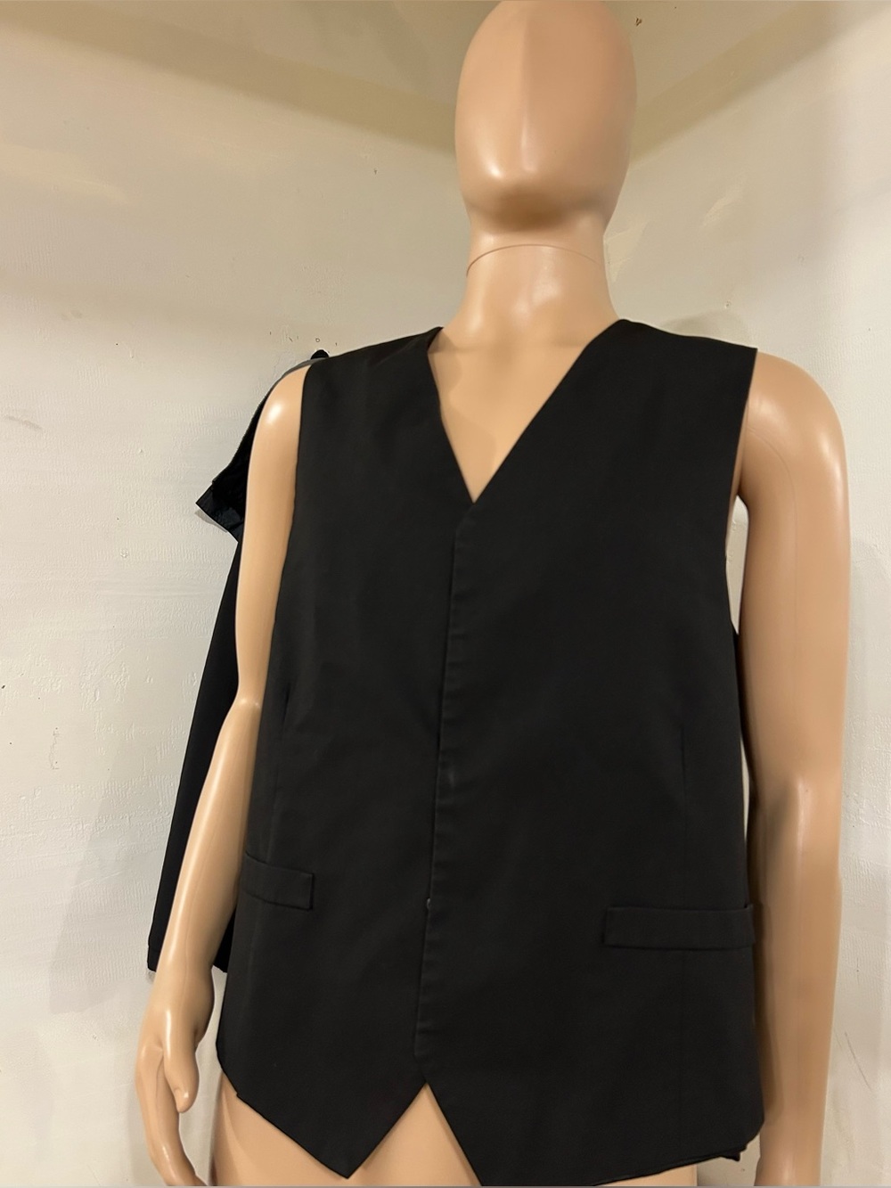 Classic Black V-Neck Vest